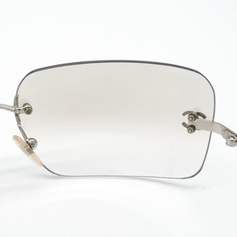 Chanel Coco Mark Sunglasses Silver | ブランド古着を扱うリユース