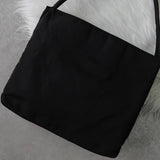 プラダ ポコノ テスート ナイロン トライアングルロゴ ハンドバッグ トートバッグ ブラック - NEWSED