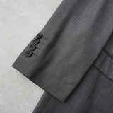 ジバンシィ シングル テーラードジャケット 背抜き グレー - NEWSED