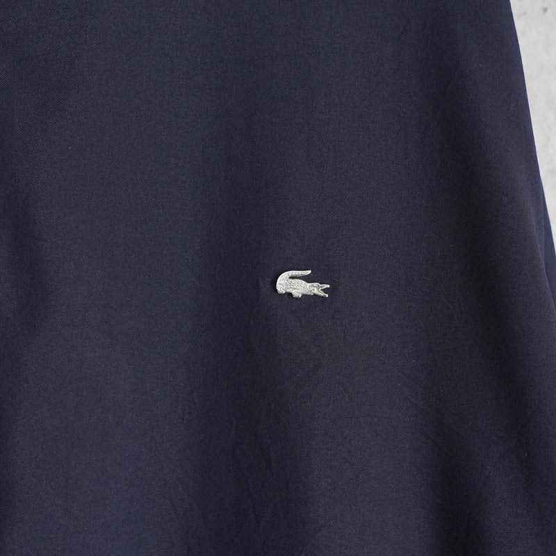 ラコステ ヴィンテージ リバーシブル スタジャン ブルゾン ロゴパッチ ダークネイビー/レッド - NEWSED