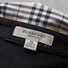 Burberry 黑色马标刺绣 Nova 格纹短袖 Polo 衫