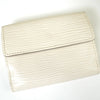 Louis Vuitton Epi Ludlow 白色象牙色双折钱包