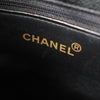 シャネル ターンロック マトラッセ キャビアスキン トートバッグ ブラック