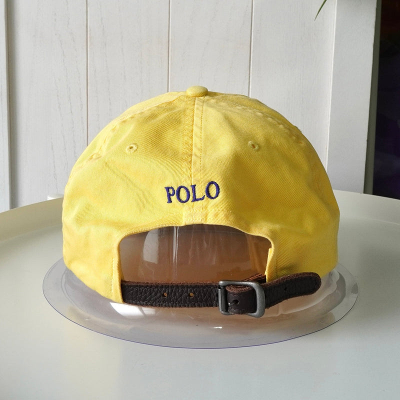 ポロ ラルフローレン ロゴ キャップ イエロー - NEWSED