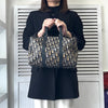 Dior Vintage Trotter 帆布迷你波士顿包（海军蓝）