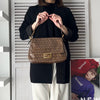 Fendi Mamma Bucket Zucchino 涂层帆布单肩包 驼色
