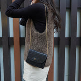 シャネル ココマーク プッシュロック マトラッセ ラムスキン チェーン ショルダーバッグ ブラック - NEWSED