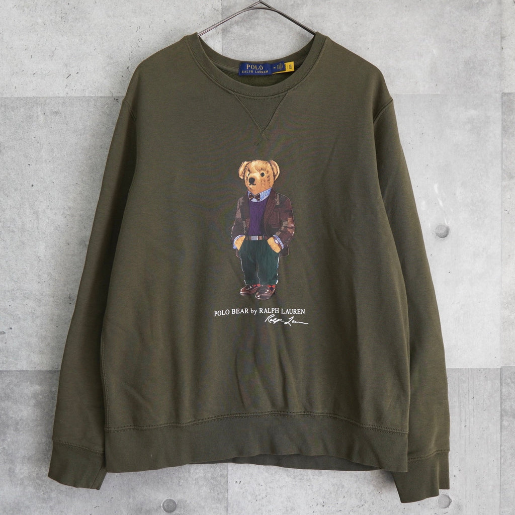 Polo Ralph Lauren Polo 熊卫衣 卡其色