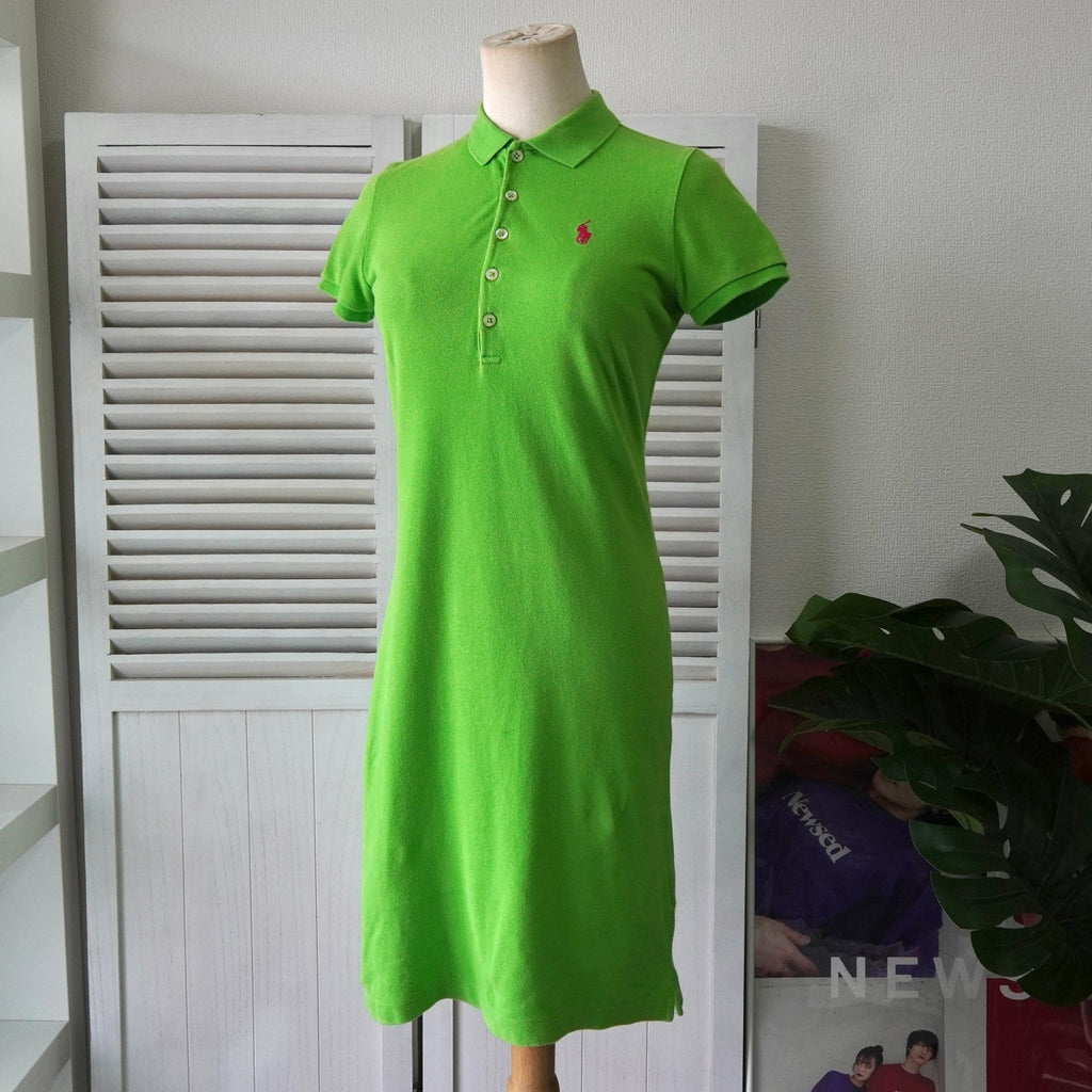 Ralph Lauren 绿色小马标志短袖 Polo 衫