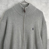 ポロ ラルフローレン ポニーロゴ ドライバーズニット グレー - NEWSED