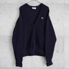 ラコステ カーディガン ロゴパッチ ダークネイビー