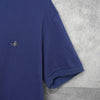 Vivienne Westwood 蓝色 Orb 刺绣短袖 Polo 衫