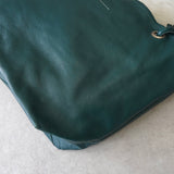 エムエムシックス メゾン マルジェラ レザー トートバッグ ブルー グリーン - NEWSED