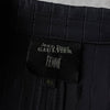 Jean Paul Gaultier Femme 黑色条纹单排扣修身夹克和裙子套装