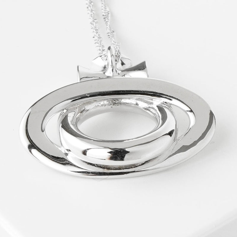 ヴィヴィアン ウエストウッド オーブ シルバー ネックレス - NEWSED