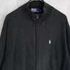 Polo Ralph Lauren Logo Full Zip Track Jacket Black