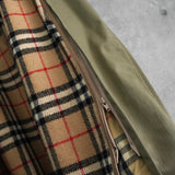 バーバリー ヴィンテージ ライナー トレンチコート カーキ - NEWSED