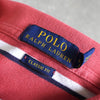 Ralph Lauren 粉色徽标条纹短袖 Polo 衫
