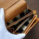 ヴィヴィアン・ウエストウッド オーブ レザー 三つ折り財布 キャメル 箱付き 未使用品 - NEWSED