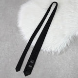 ネクタイ トライアングルロゴ ナイロン ベルト ブラック - NEWSED