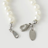 ヴィヴィアン ウエストウッド オーブ ラインストーン フェイクパール シルバー - NEWSED