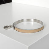 エルメス ケリー メタル バングル シルバー/ベージュ - NEWSED