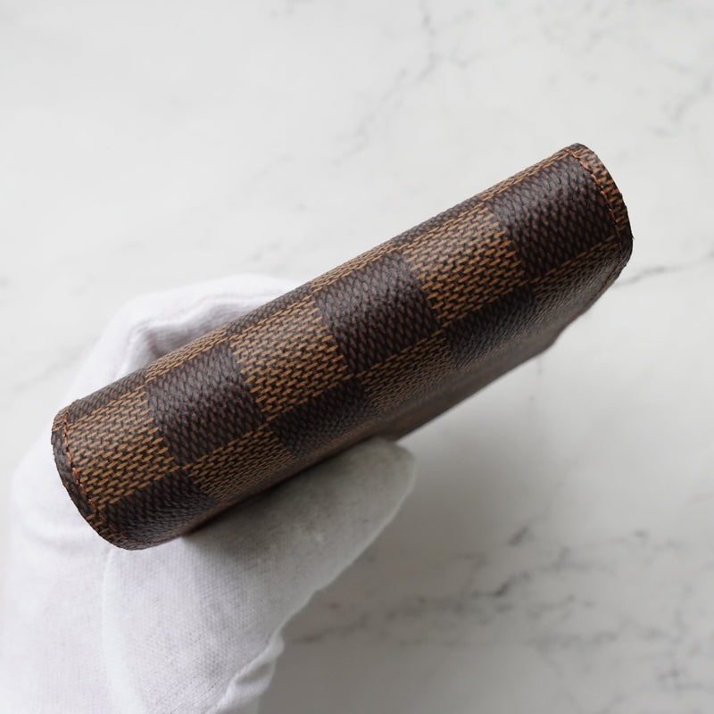 ルイ ヴィトン ダミエ ポルトフォイユ・マルコ 二つ折り財布 ブラウン - NEWSED