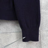 プレイ コム デ ギャルソン ハートロゴ カーディガン ネイビー - NEWSED