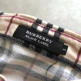 バーバリー ブラック レーベル ホースロゴ 刺繍 ノバチェック 半袖トップス ベージュ - NEWSED