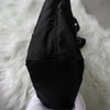 Prada Pocono Tessuto Nylon/Leather Triangle Plate Shoulder Bag in Black