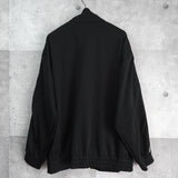 セリーヌ ロゴ オーバーサイズ トラックジャケット ブラック / ホワイト - NEWSED