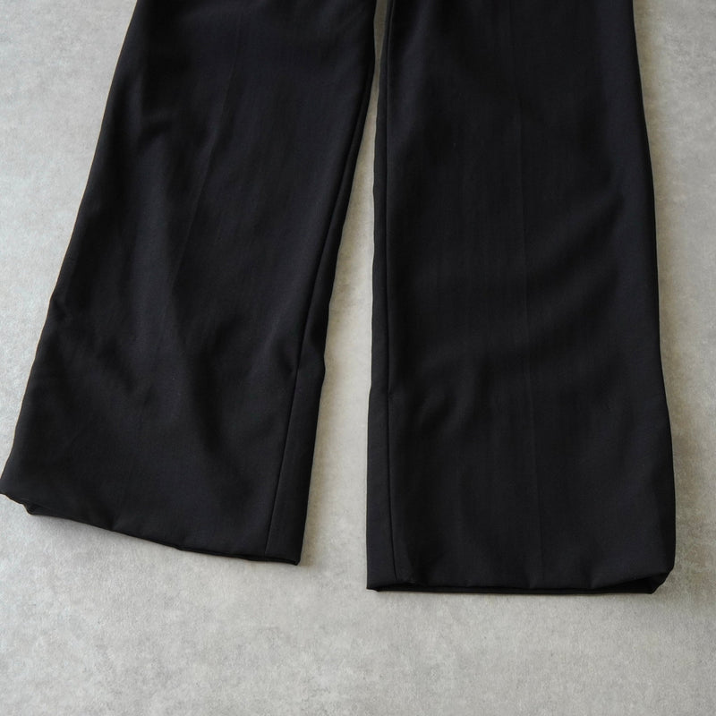 クリスチャン ディオール ヴィンテージ ツータック スラックス ブラック - NEWSED