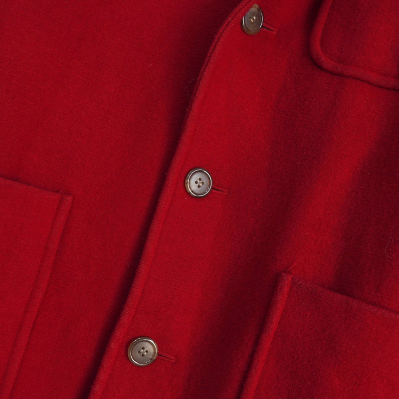 ポロ ラルフローレン ウールコート チェスターコート レディース レッド - NEWSED