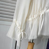 MM6 Maison Margiela 象牙色褶皱船长衬衫