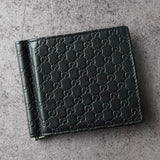 グッチ マイクログッチシマ マネークリップ付き 二つ折り カードケース - NEWSED