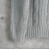 ポールスミス ケーブル編み アルパカ混紡 ニット グレー - NEWSED