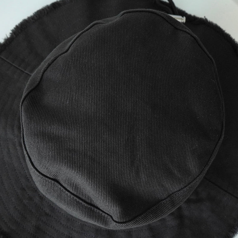 ジャックムス ロゴ フリンジ バケットハット 帽子 ブラック - NEWSED