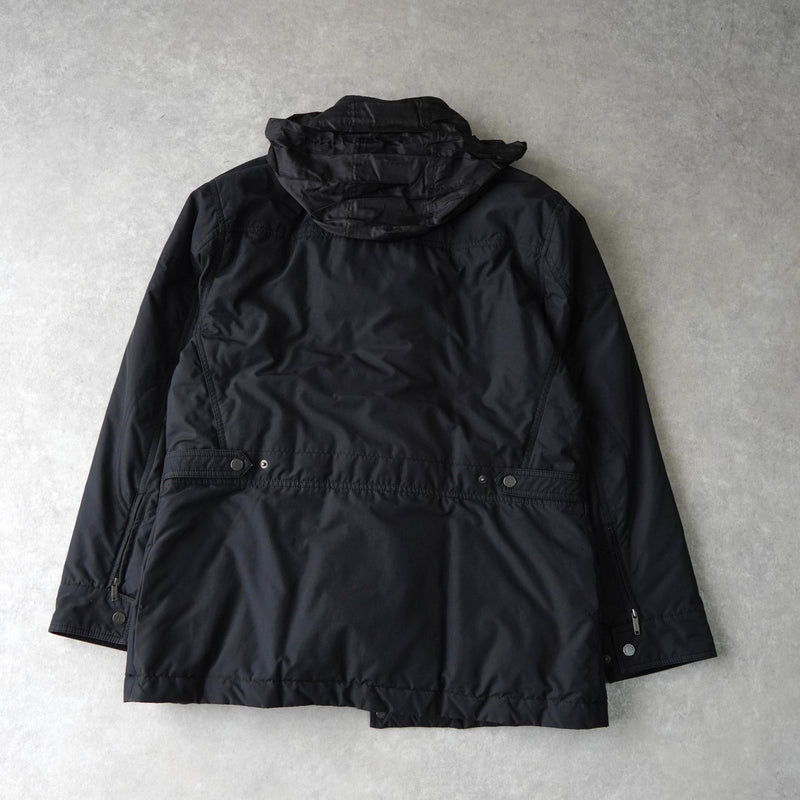 バーバリー ホースロゴ刺繍 ダウンジャケット ブラック - NEWSED