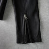 ルドサック 本革 ソフトレザー ダブル ライダースジャケット レザージャケット ブラック メンズ