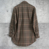 バーバリー ヴィンテージ ノバチェック 長袖シャツ カーキ - NEWSED