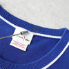 Lacoste logo patch knit in blue
