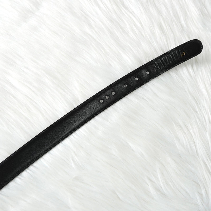 セリーヌ ヴィンテージ 輪馬車 サルキー レザー ベルト ブラック レディース - NEWSED