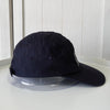 Maison Kitsune logo embroidered cap in navy