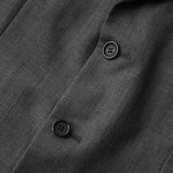 ジバンシィ シングル テーラードジャケット 背抜き グレー - NEWSED