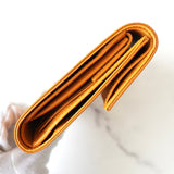 プラダ ナイロン 三つ折り財布 トライアングルロゴ オレンジ - NEWSED