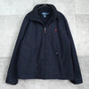 Polo Ralph Lauren logo embroidered nylon jacket blouson navy