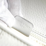 セリーヌ トリオンフ レザー ショルダーバッグ ホワイト - NEWSED