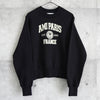 Ami Paris College Logo Sweatshirt Black