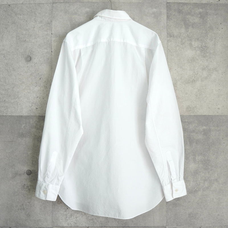 プレイ コム デ ギャルソン ハートロゴ 長袖シャツ ホワイト - NEWSED