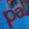 Doublet Painted No-Button Boa Jacket Blouson Blue